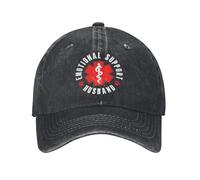 Gorra de béisbol Lavada Apoyo Emocional Marido No acaricies Sombreros de Hip Hop de Verano para Mujeres y Hombres Deportes al Aire Libre Sol Gorras de béisbol