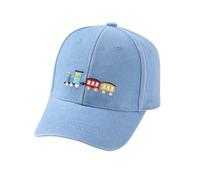 Gorra de béisbol lavada para diseño de tren retro sombrero de sol ajustable para actividades al aire libre niños y niñas Cómodo ligero ideal para la escuela vacaciones camping paseo deportivo