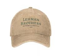 Gorra de béisbol Lehman Brothers Risk Management 2008 Financial Fashion Men Adulto Trucker Hat Sunshade Outdoor Sports Snapback Capregalo de cumpleaños