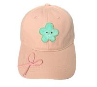 Gorra de béisbol ligera de algodón para mujer, con lazo bordado, ajustable, color verde, con lazos de amor, adornados, color menta, a, Flowers
