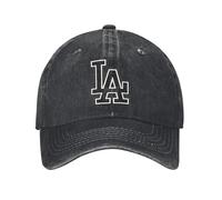 Gorra de béisbol Los Ángeles Vintage Denim Desgastado Lavado Logo de América para Hombres y Mujeres Gorras Ajustables de Verano al Aire Libre