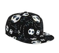 Gorra De Béisbol Manchas De Acuarela De Balón De Fútbol Volador Negro Golf Hat Ajustable Gorras De Hombre Proteccion Solar Snapback Sombrero para Running Camping Excursionismo