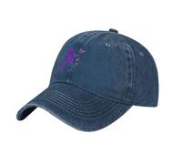 Gorra De Béisbol Mariposas Religiosa para La Concienciación sobre El Cáncer De Páncreas Unisex Gorras Vaquera Protección UV Snapback Cap Cómoda Sombrero para Tenis Deporte Verano