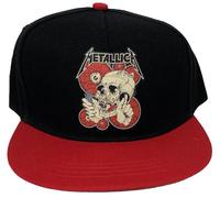 Gorra de béisbol Metallica The Shortest Straw Red Eyes Snapback de Metallica, Talla única, Negro, Talla nica, Negro, Talla nica