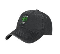 Gorra De Béisbol Mi Héroe Ahora Es Mi Ángel. Concientización sobre El Cáncer De Linfoma No Hodgkin. Unisex Snapback Cap Clásico Gorras Hip Hop Resistente Gorras Vaquera para Golf Running