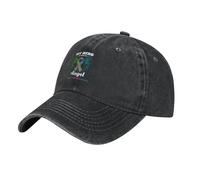 Gorra De Béisbol Mi Héroe Ahora Es Mi Ángel. Concientización sobre El Cáncer De Mama Metastásico. Unisex Gorras Hip Hop Ajustable Gorra Trucker Clásico Gorras Vaquera para Deporte Tenis Golf