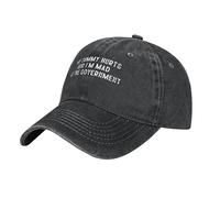 Gorra De Béisbol My Tummy Hurts and I'm Mad At The Government Snapback Sombrero Transpirable Gorras De Hombre Ajustable Gorra Beisbol para Excursionismo Cámping Running