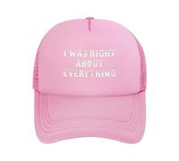 Gorra de béisbol Negra con Malla I Was Right About Everything