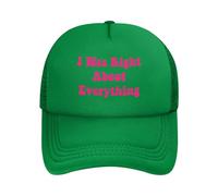 Gorra de béisbol Negra con Malla I Was Right About Everything