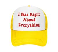 Gorra de béisbol Negra con Malla I Was Right About Everything