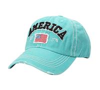 Gorra de béisbol negra para hombre con ajuste para hombre y gorras, con agujeros para el sol, sombreros para mujeres, ajustables con gorras de béisbol bajo la bandera de Estados Unidos, gorra de