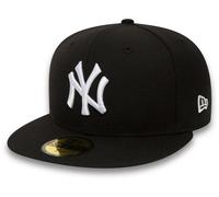 Gorra De Béisbol New Era 59Fifty MLB Negra/Blanca De Los New York Yankees