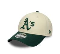New Era 9Forty MLB Oakland Athletics - Gorra de béisbol para adultos, color beige claro
