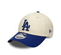 Gorra de béisbol New Era 9Forty M para adultos, MLB Los Angeles Dodgers, color beige claro