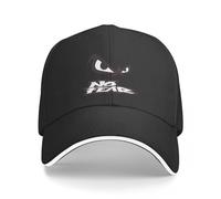 Gorra de béisbol NO Fear, Gorras para Hombre, Sombreros de té, Gorras con Capucha Negras para Hombres y Mujeres