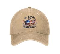 Gorra de béisbol No Kings in America Sun, Hombres, diseño de Gorra de Camionero, Verano y2k Outdoor Gym Cool Gorras de béisbol