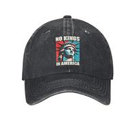 Gorra de béisbol No Kings In America Sun Unisex-Teens Print Trucker Hat Summer Fashion Running Hippie Gorra Snapback Transpirable