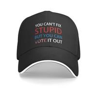 Gorra De Béisbol No Puedes Arreglar La Estupidez, Pero Puedes Votar para Que No Ocurra. Golf Hat Unisexo Gorra Trucker Casual Snapback Sombrero para Viaje Camping Running