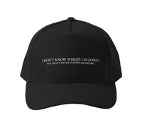Gorra de béisbol No sé adónde voy, Pero eso Nunca me ha detenido. Sombrero para el Sol para la Playa y para Estar cómodo al Aire Libre.