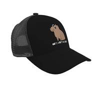 Gorra De Béisbol No Te Preocupes, Lindo Capibara Gorra Trucker Transpirable Gorras De Hombre Vintage Snapback Sombrero para Running Senderismo Camping