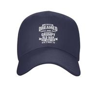 Gorra de béisbol,Nunca soñé Que me convertiría en un Viejo gruñón Sombrero Ocio Cómoda,Adjustable Trucker Gorra para Running Golf Verano