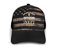 Gorra De Béisbol Oficialmente Clase Senior De 2037 Mi Último Primer Día Primer Día Sombrero Pico Hip Hop Clásica Gorras De Golf, para Cámping, Exterior, Playa, 57-60cm