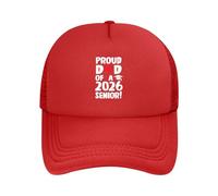 Gorra De Béisbol Orgulloso Padre De Una Generación De Estudiantes De Último Año De 2026 Snapback Sombrero Transpirable Gorra Trucker Casual Gorras De Hombre para Running Senderismo Viajes