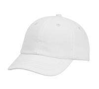 Gorra de Béisbol para Bebé 3-12 Meses - Algodón Suave, Ajustable, Protección Solar, Unisex - Colores: Caqui, Negro, Rosa, Blanco (FR/ES, Edad, 6 Meses, 12 Meses, Blanco)