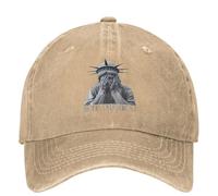 Gorra de béisbol para Hombre Estatua de WTF America Gorra de béisbol de Mezclilla KPOP Rock Trucker Dad Hat Verano Unisex Hombres y2k Genial Diseñador Gorras de béisbol Regalo