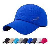 Gorra de béisbol para Hombre Mujer Deportes Unisex Adjustable de Verano al Aire Libre Cap clásico Motocicleta Sombrero Ajustable Gorras de Hombre (Azul Tesoro)