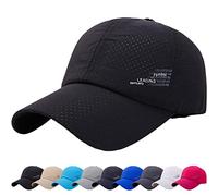 Gorra de béisbol para Hombre Mujer Deportes Unisex Adjustable de Verano al Aire Libre Cap clásico Motocicleta Sombrero Ajustable Gorras de Hombre (Negro)