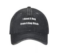 Gorra de béisbol para hombre Necesito un abrazo de un mal Gorras de béisbol lavadas de mezclilla retro personalizadas Sombreros de actividades de vaquero masculino Gorra de visera de camping regalo