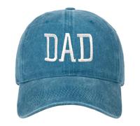 Gorra de béisbol para hombre Negro Established 2025 Sombreros para Hombres Gorra de béisbol desgastada lavada Dad Gorra de algodón de perfil teñido de pigmento bordado Gorra Monsieur Cuisine, azul
