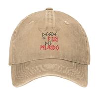 Gorra de béisbol para Hombre Rapero Duki Frase del Fin del Mundo Gorra de béisbol Deportes al Aire Libre Hip Hop Papá Sombreros Pareja Casual Protector Solar Gorras de béisbol Regalo