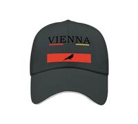 Gorra De Béisbol para Hombre Recognition con Viena Bandera Nacional Ajustable Talla Única Gorra Deportiva Ligera Transpirable con Banda Absorbente De Sudor Copa del Mundo