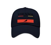 Gorra De Béisbol para Hombre Recognition con Viena Bandera Nacional Ajustable Talla Única Gorra Deportiva Ligera Transpirable con Banda Absorbente De Sudor Copa del Mundo