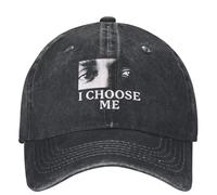 Gorra de béisbol para Hombre Retro I Choose Me Gorra de béisbol para Hombres y Mujeres Algodón Lavado Hip Hop Gorra de Camionero Entrenamientos Gorras Ajustables Gorra Regalo