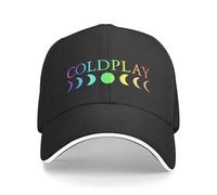 Gorra de béisbol para Hombre Rock Band C-Coldplay Moon Music Gorras de béisbol Gorras de Sol Sombreros Unisex Regalo
