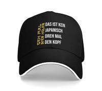 Gorra de béisbol para Hombre Verano Esto no es japonés Gira la Cabeza Gorra de béisbol para Hombres y Mujeres Gorra Snapback Retro Consigue una Cerveza Chistes Divertidos Sombreros Formales Regalo