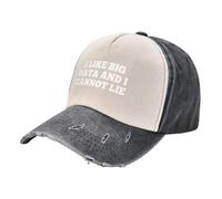 Gorra de béisbol para Hombre Verano Transpirable Me Gusta el Big Data y no Puedo mentir Regalo Joven una Gorra de béisbol Lavada Gorra de Regalo para Hombre