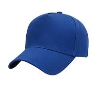 Gorra de béisbol para hombre y mujer, color sólido, para parabrisas, extensor, azul, Talla única