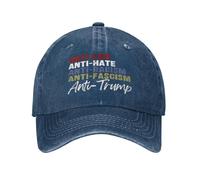 Gorra de béisbol para Hombre y Mujer, Gorra de Camionero, antiodio, mentiras, fascismo y Racismo. Vote el 5 de noviembre de 2024.