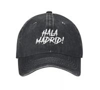 Gorra de béisbol para Hombres, Gorras HALA Madrid para Adultos Retro Denim Lavadas Gorras de béisbol para Mujeres Actividades de Vaquero Gorras Rock Trucker para Mujer, Regalo