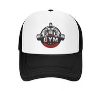 Gorra de béisbol para Hombres, Moda Personalizada Unisex Culturismo Gimnasio Camionero Sombrero Adulto Fitness músculo Ajustable Gorra de béisbol Hombres Mujeres Hip Hop papá Sombrero, Regalo