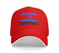 Gorra De Béisbol para Hombres Y Mujeres con Israel Bandera Nacional Bandera Nacional Estilo Polo Clásico Deportiva Casual Sombrero De Sol Copa del Mundo