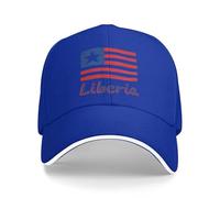 Gorra De Béisbol para Hombres Y Mujeres con Liberia Bandera Nacional Bandera Nacional Estilo Polo Clásico Deportiva Casual Sombrero De Sol Copa del Mundo