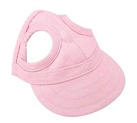Gorra de béisbol para mascotas, perro, gato, gorra al aire libre, rayas ajustables, gorro deportivo de viaje de verano, multiusos, embalaje socialme-eu (M-Pink)