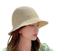 Gorra de béisbol para mujer, diseño de cola de caballo con moño desordenado, secado rápido, sombrero de pescador, diseño de cerveza, beige, M