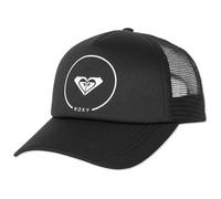 Gorra de béisbol para mujer Roxy Truckin negra con logotipo