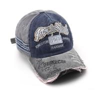 Gorra de béisbol perforada bordada con letras retro, gorra de béisbol de algodón transpirable con correa ajustable para sombrear, sombreros casuales de moda para mujeres y hombres, (rosa)